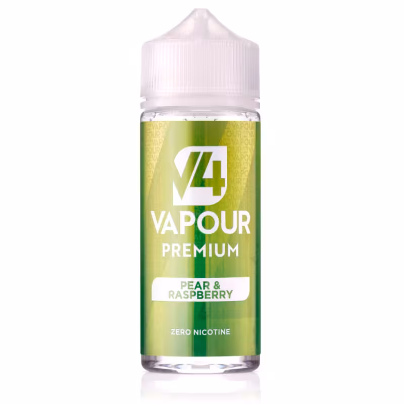 Pear & Raspberry Shortfill E-Liquid by V4 Vapour 100ml - Image 1