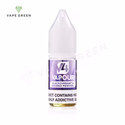 Blackcurrant & Aniseed Menthol 50/50 E-Liquid by V4 Vapour
