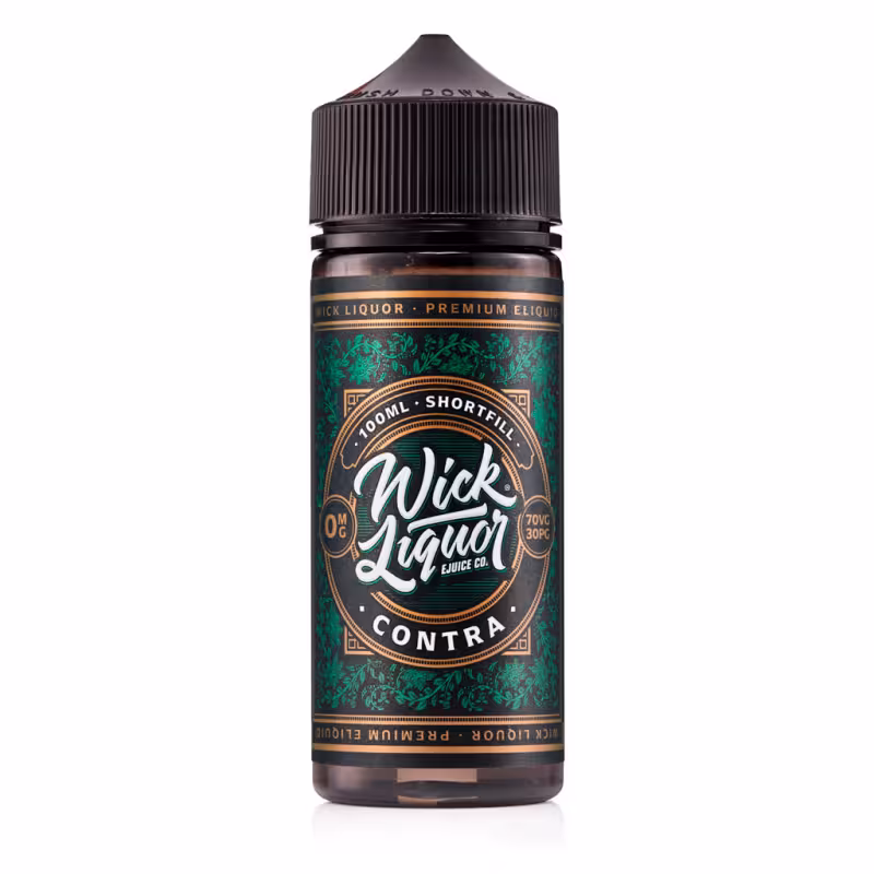 Contra Shortfill E-Liquid by Wick Liquor 100ml - Image 1