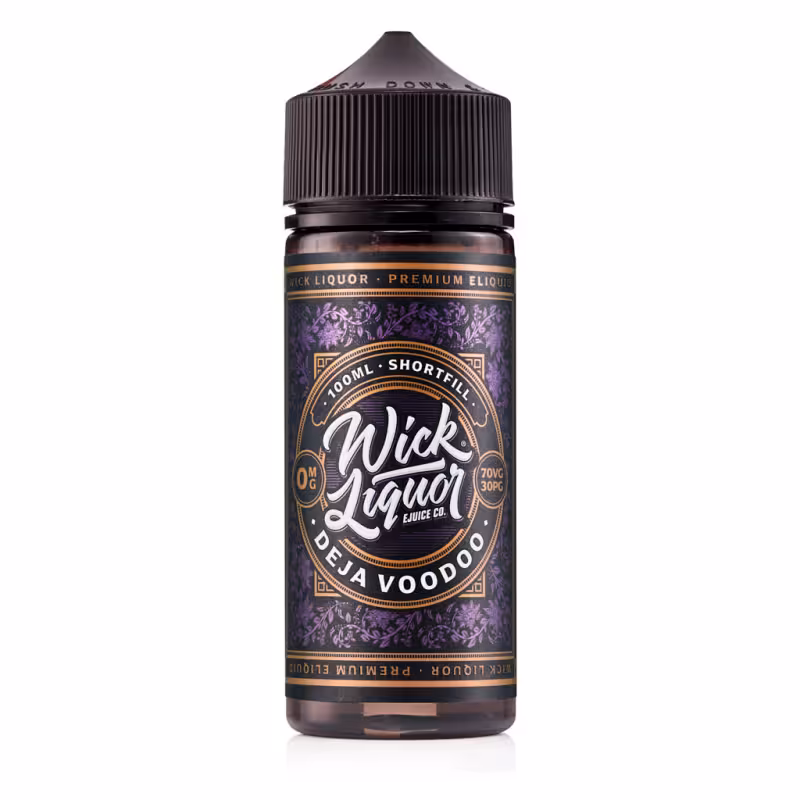 Deja Voodoo Shortfill E-Liquid by Wick Liquor 100ml - Image 1