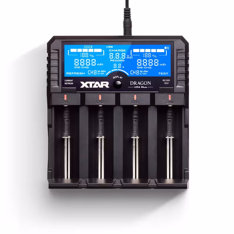 Xtar Dragon VP4 Plus Battery Charger (4-Bay) - 1