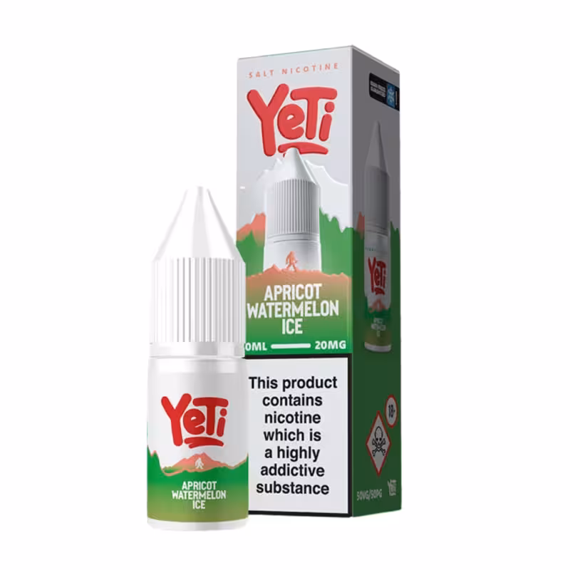 Apricot Watermelon Ice Nic Salt E-Liquid by Yeti Summit - Image 1