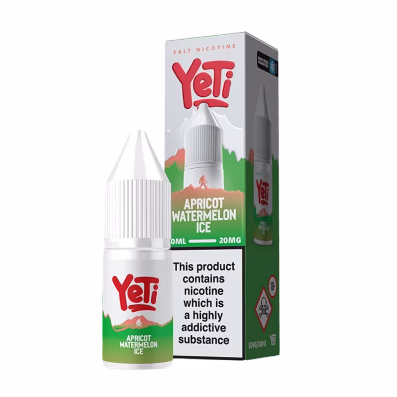 Apricot Watermelon Ice Nic Salt E-Liquid by Yeti Summit