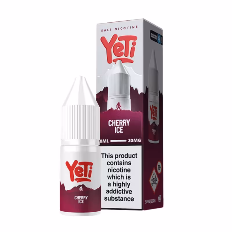 Cherry Ice Nic Salt E-Liquid by Yeti Summit - Image 1