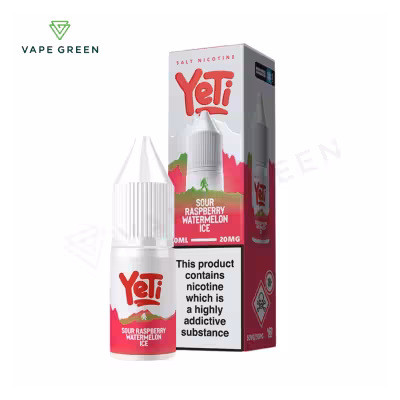 Sour Raspberry Watermelon Ice Nic Salt E-Liquid by Yeti Summit