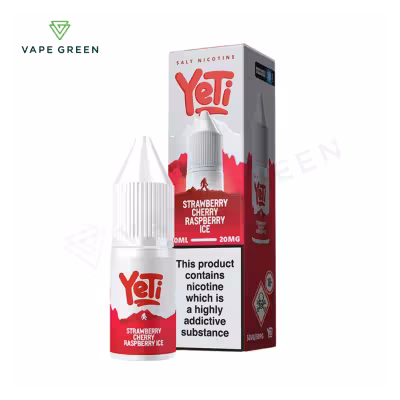 Strawberry Cherry Raspberry Ice Nic Salt E-Liquid by Yeti Summit