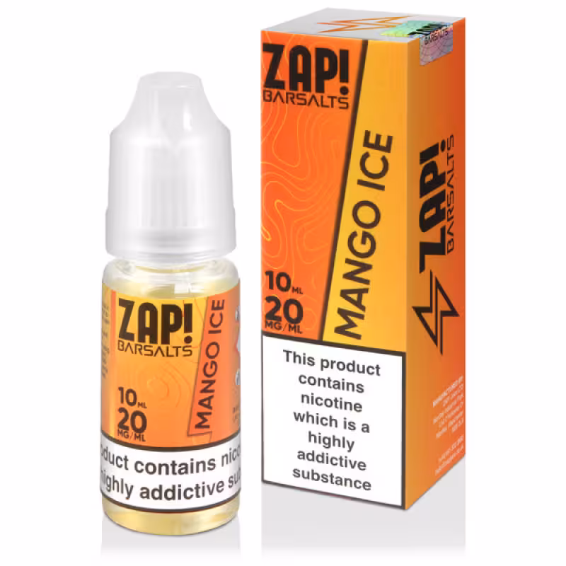 Mango Ice Nic Salt E-Liquid by Zap! Bar Salts - Image 1